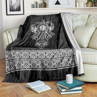 Vikings from Yorkshire Blanket Black Spirit of Jorvik - Wonder Print Shop