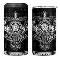 Vikings from Yorkshire 4 in 1 Can Cooler Tumbler Black Spirit of Jorvik - Wonder Print Shop