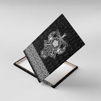 Vikings from Yorkshire Canvas Wall Art Black Spirit of Jorvik - Wonder Print Shop