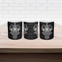 Vikings from Yorkshire Ceramic Mug Black Spirit of Jorvik - Wonder Print Shop