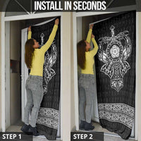 Vikings from Yorkshire Door Cover Black Spirit of Jorvik - Wonder Print Shop