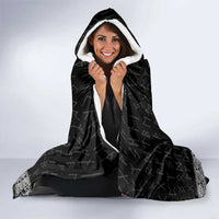 Vikings from Yorkshire Hooded Blanket Black Spirit of Jorvik - Wonder Print Shop