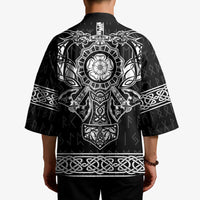 Vikings from Yorkshire Kimono Black Spirit of Jorvik - Wonder Print Shop