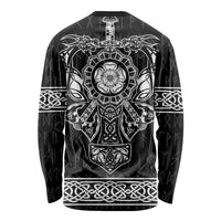 Vikings from Yorkshire Long Sleeve Shirt Black Spirit of Jorvik - Wonder Print Shop