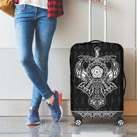 Vikings from Yorkshire Luggage Cover Black Spirit of Jorvik - Wonder Print Shop