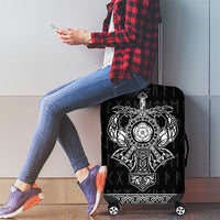 Vikings from Yorkshire Luggage Cover Black Spirit of Jorvik - Wonder Print Shop