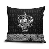 Vikings from Yorkshire Pillow Cover Black Spirit of Jorvik - Wonder Print Shop