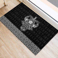 Vikings from Yorkshire Rubber Doormat Black Spirit of Jorvik - Wonder Print Shop