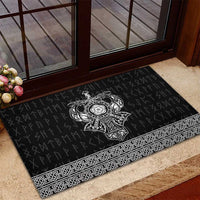 Vikings from Yorkshire Rubber Doormat Black Spirit of Jorvik - Wonder Print Shop