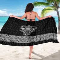 Vikings from Yorkshire Sarong Black Spirit of Jorvik - Wonder Print Shop