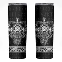 Vikings from Yorkshire Skinny Tumbler Black Spirit of Jorvik - Wonder Print Shop