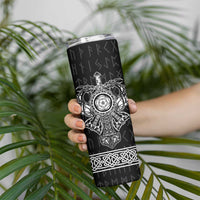 Vikings from Yorkshire Skinny Tumbler Black Spirit of Jorvik - Wonder Print Shop
