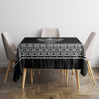 Vikings from Yorkshire Tablecloth Black Spirit of Jorvik - Wonder Print Shop