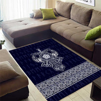 Vikings from Yorkshire Area Rug Blue Spirit of Jorvik - Wonder Print Shop