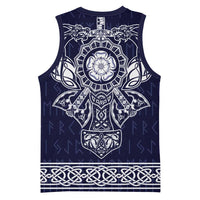 Vikings from Yorkshire Basketball Jersey Blue Spirit of Jorvik - Wonder Print Shop