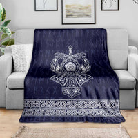 Vikings from Yorkshire Blanket Blue Spirit of Jorvik - Wonder Print Shop