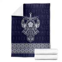 Vikings from Yorkshire Blanket Blue Spirit of Jorvik - Wonder Print Shop