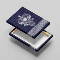 Vikings from Yorkshire Canvas Wall Art Blue Spirit of Jorvik - Wonder Print Shop