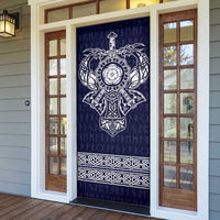 Vikings from Yorkshire Door Cover Blue Spirit of Jorvik - Wonder Print Shop