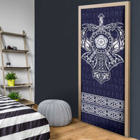 Vikings from Yorkshire Door Cover Blue Spirit of Jorvik - Wonder Print Shop