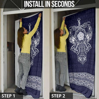 Vikings from Yorkshire Door Cover Blue Spirit of Jorvik - Wonder Print Shop