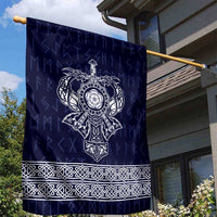 Vikings from Yorkshire Garden Flag Blue Spirit of Jorvik - Wonder Print Shop