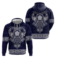 Vikings from Yorkshire Hoodie Blue Spirit of Jorvik - Wonder Print Shop