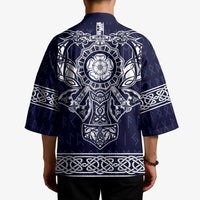 Vikings from Yorkshire Kimono Blue Spirit of Jorvik - Wonder Print Shop