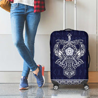 Vikings from Yorkshire Luggage Cover Blue Spirit of Jorvik - Wonder Print Shop