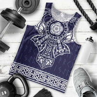 Vikings from Yorkshire Men Tank Top Blue Spirit of Jorvik - Wonder Print Shop