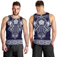 Vikings from Yorkshire Men Tank Top Blue Spirit of Jorvik - Wonder Print Shop