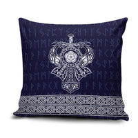 Vikings from Yorkshire Pillow Cover Blue Spirit of Jorvik - Wonder Print Shop