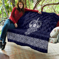 Vikings from Yorkshire Quilt Blue Spirit of Jorvik - Wonder Print Shop