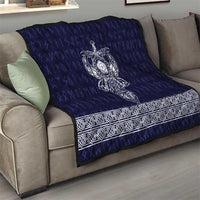 Vikings from Yorkshire Quilt Blue Spirit of Jorvik - Wonder Print Shop
