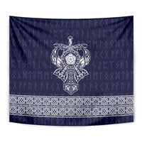 Vikings from Yorkshire Tapestry Blue Spirit of Jorvik - Wonder Print Shop