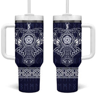 Vikings from Yorkshire Tumbler With Handle Blue Spirit of Jorvik - Wonder Print Shop