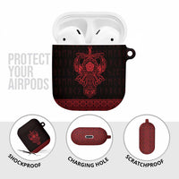 Vikings from Yorkshire AirPods Case Red Spirit of Jorvik - Wonder Print Shop