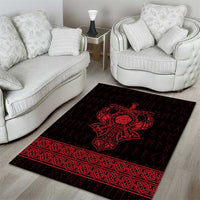 Vikings from Yorkshire Area Rug Red Spirit of Jorvik - Wonder Print Shop
