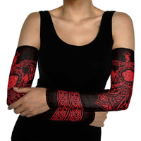 Vikings from Yorkshire Arm Sleeves Red Spirit of Jorvik - Wonder Print Shop