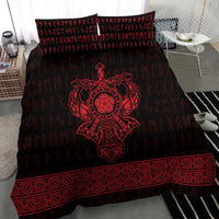 Vikings from Yorkshire Bedding Set Red Spirit of Jorvik - Wonder Print Shop