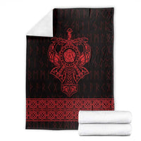 Vikings from Yorkshire Blanket Red Spirit of Jorvik - Wonder Print Shop