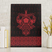 Vikings from Yorkshire Canvas Wall Art Red Spirit of Jorvik - Wonder Print Shop