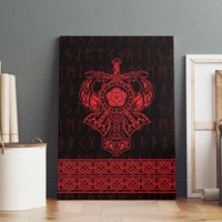 Vikings from Yorkshire Canvas Wall Art Red Spirit of Jorvik - Wonder Print Shop