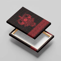 Vikings from Yorkshire Canvas Wall Art Red Spirit of Jorvik - Wonder Print Shop