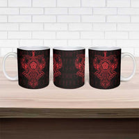Vikings from Yorkshire Ceramic Mug Red Spirit of Jorvik - Wonder Print Shop