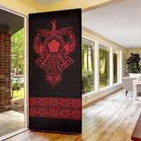 Vikings from Yorkshire Door Cover Red Spirit of Jorvik - Wonder Print Shop