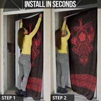 Vikings from Yorkshire Door Cover Red Spirit of Jorvik - Wonder Print Shop