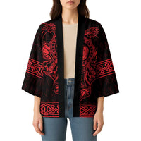 Vikings from Yorkshire Kimono Red Spirit of Jorvik - Wonder Print Shop