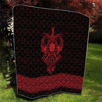 Vikings from Yorkshire Quilt Red Spirit of Jorvik - Wonder Print Shop
