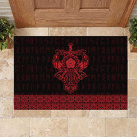 Vikings from Yorkshire Rubber Doormat Red Spirit of Jorvik - Wonder Print Shop